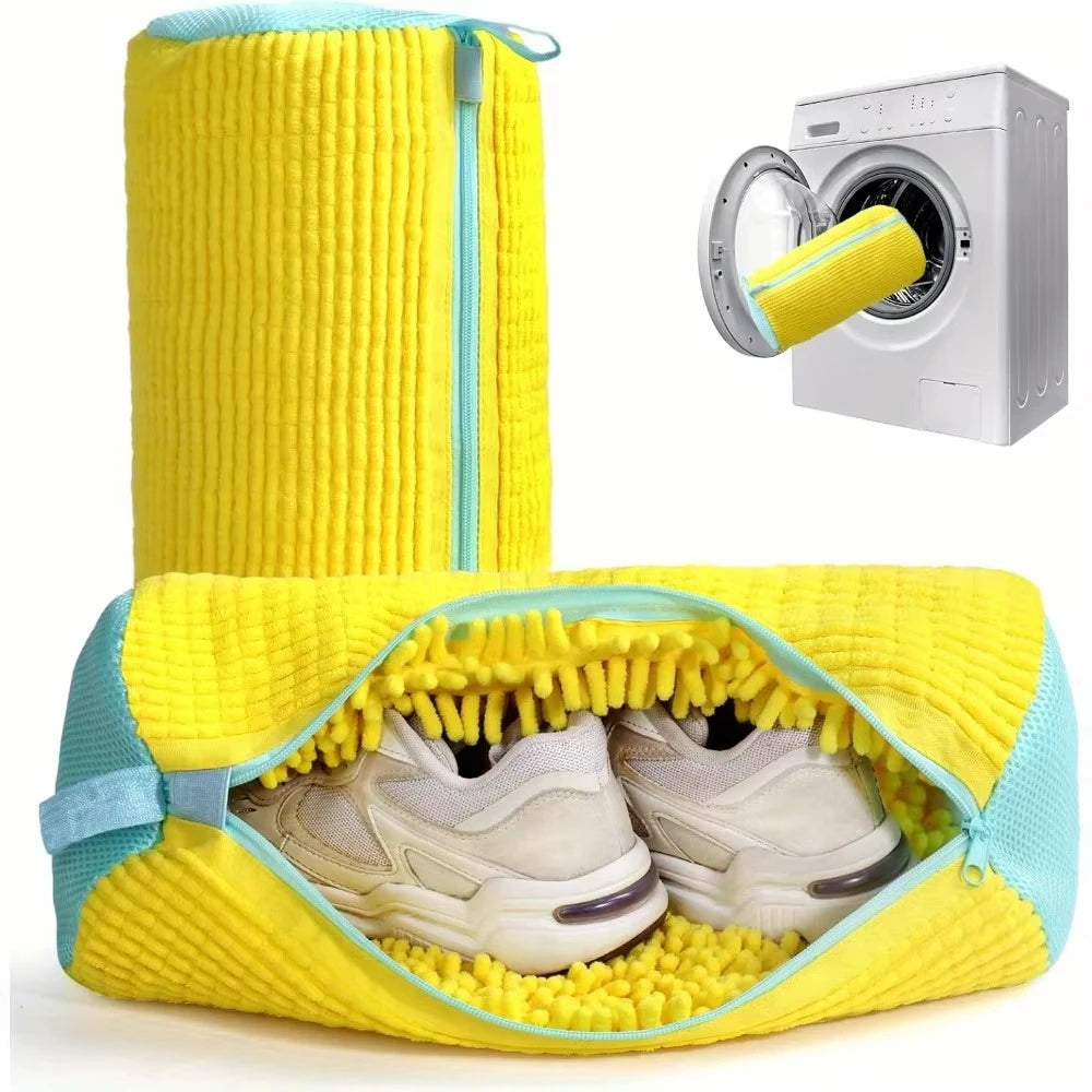 Shoe Washing Bag for Washing Machine - Durable Mesh Protector for Sneakers, Casual Shoes & All Footwear