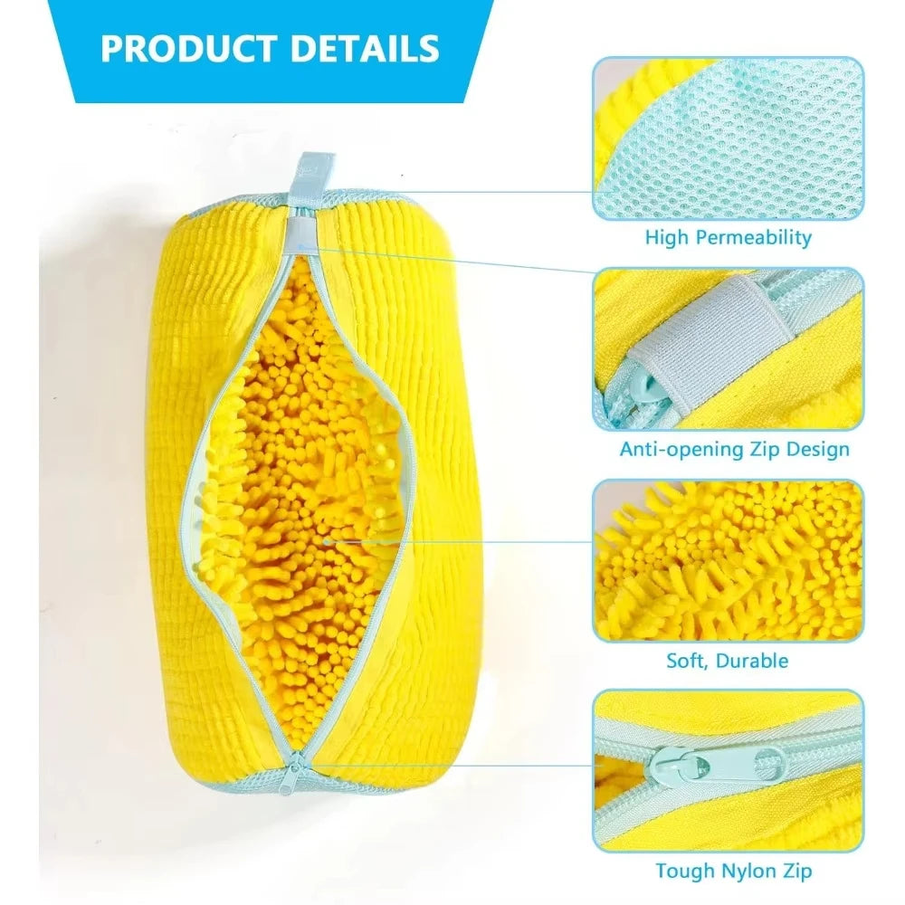 Shoe Washing Bag for Washing Machine - Durable Mesh Protector for Sneakers, Casual Shoes & All Footwear