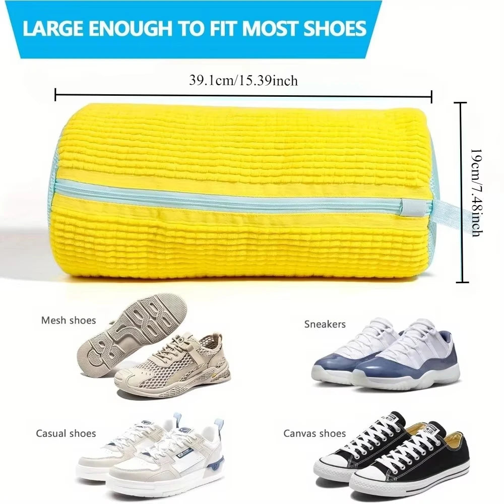 Shoe Washing Bag for Washing Machine - Durable Mesh Protector for Sneakers, Casual Shoes & All Footwear