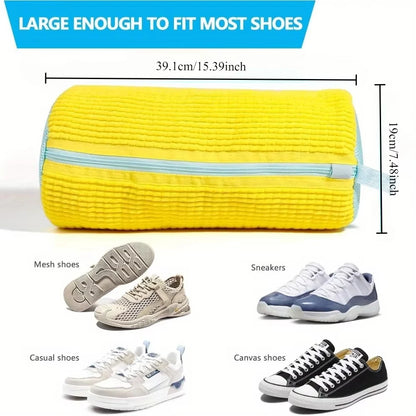 Shoe Washing Bag for Washing Machine - Durable Mesh Protector for Sneakers, Casual Shoes & All Footwear